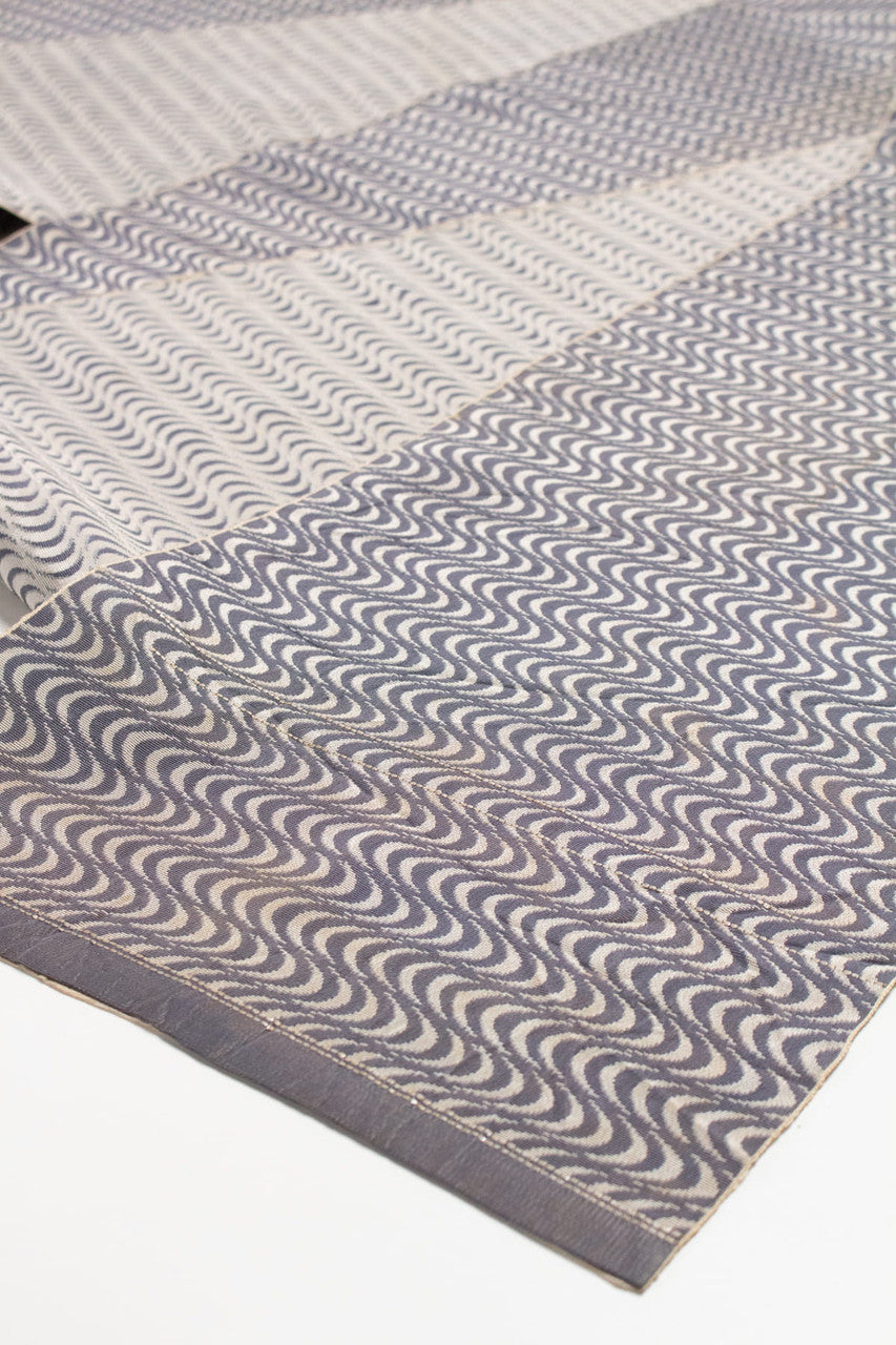 Vintage Stained Trippy Waves Slate Obi