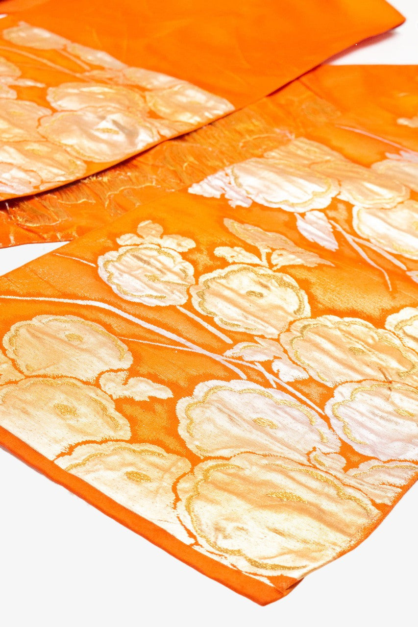 Vintage Golden Floral Nagoya Obi