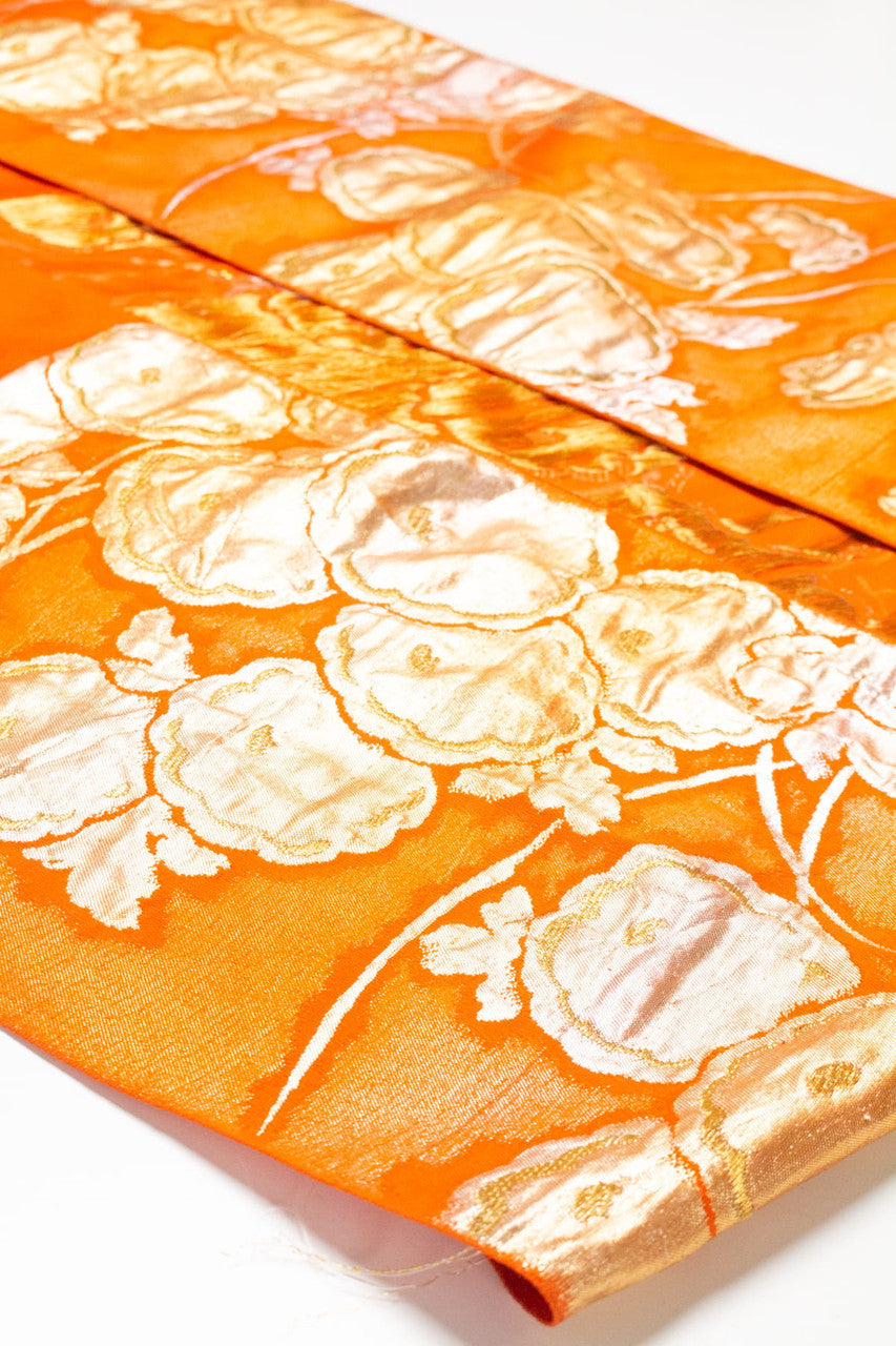 Vintage Golden Floral Nagoya Obi