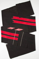 Vintage Black Crate Fukuro Obi 117
