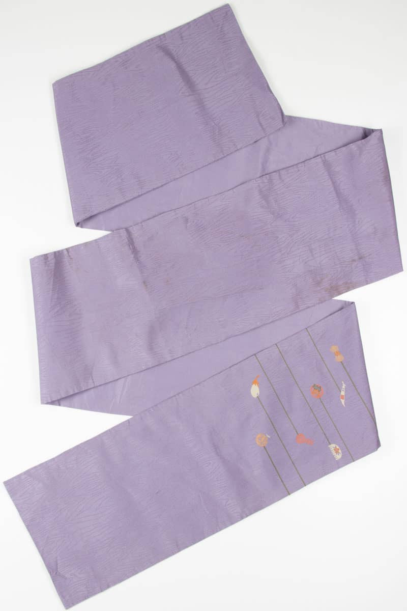 Vintage Stained Purple Fukuro Obi 119 – Ragstock