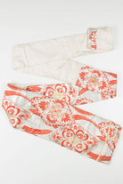 Vintage Silver & Orange Embroidered Nagoya Obi 14