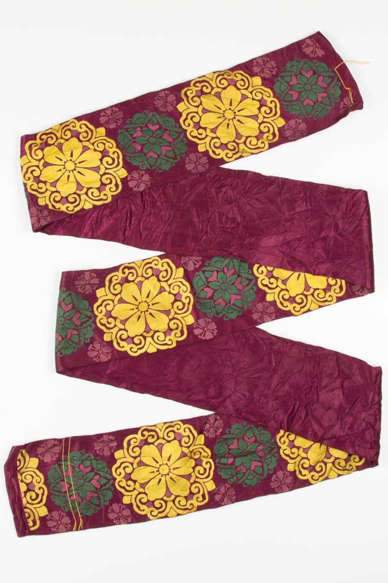 Vintage Plum Mandala Hanhaba Obi 1