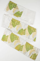 Stained Fan Embroiedered Vintage Fukuro Obi 22