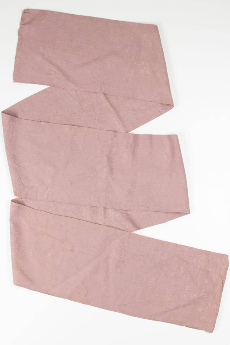 Vintage Dusty Pink Lantern Pattern Obi 24