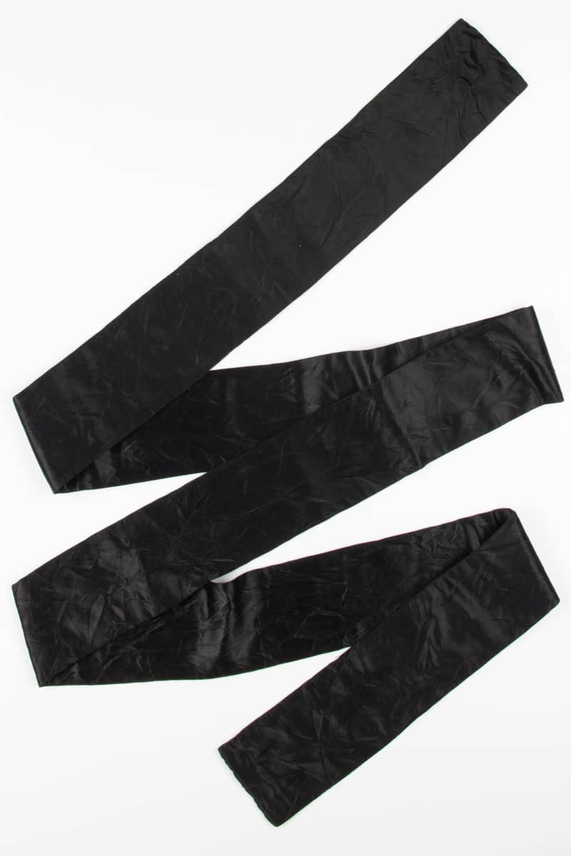 Vintage Black Hanhaba Obi 42
