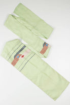 Stained Vintage Lime Nagoya Obi 47