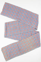 Vintage Blue Plaid Obi 59