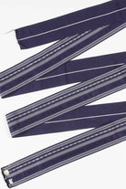 Vintage Navy Striped Hanhaba Obi 127