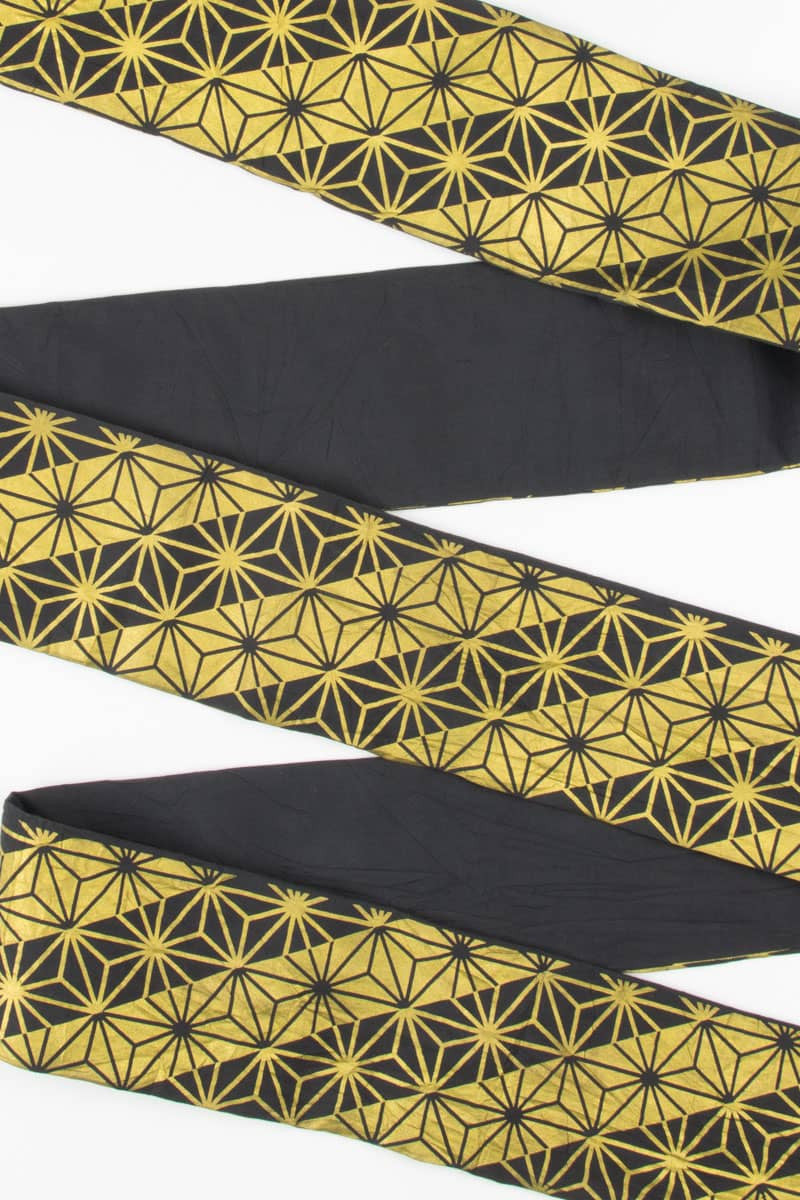 Vintage Geometric Stars Hanhaba Obi 30