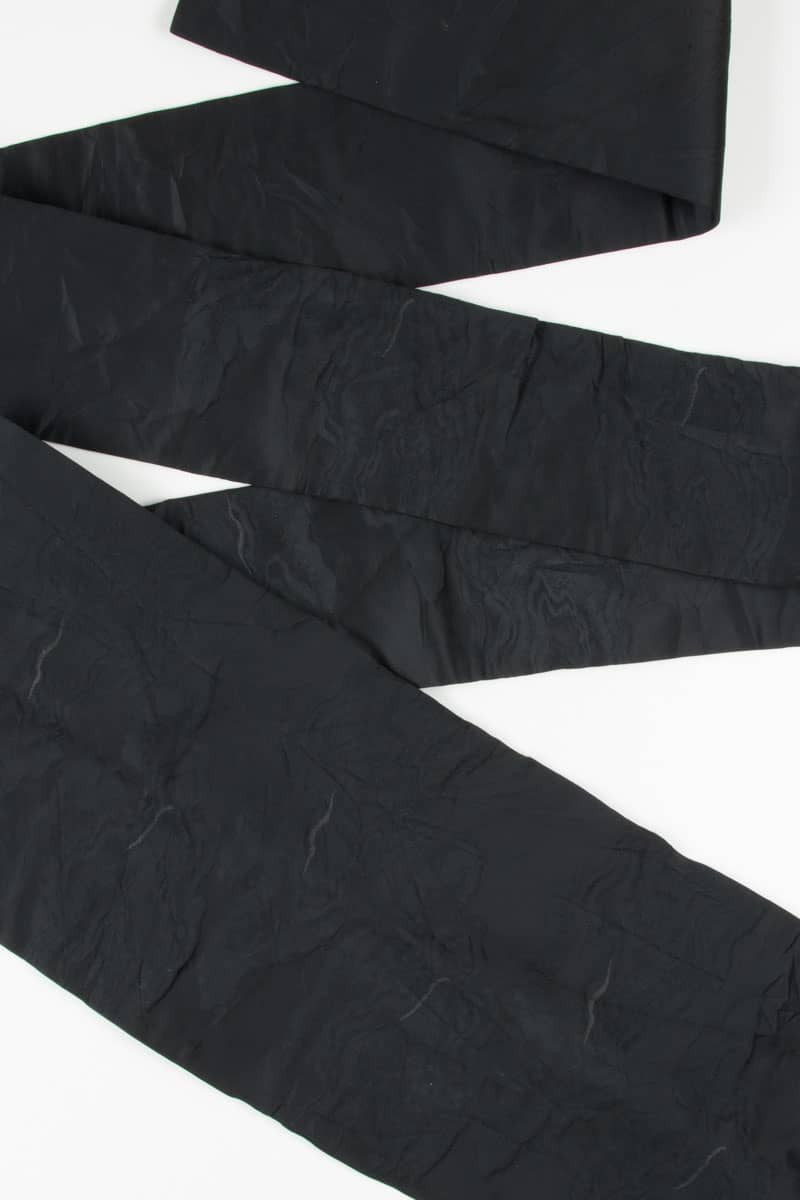 Vintage Black Cloud Nagoya Obi 31