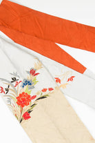 Vintage Embroidred Flowers Nagoya Obi 70
