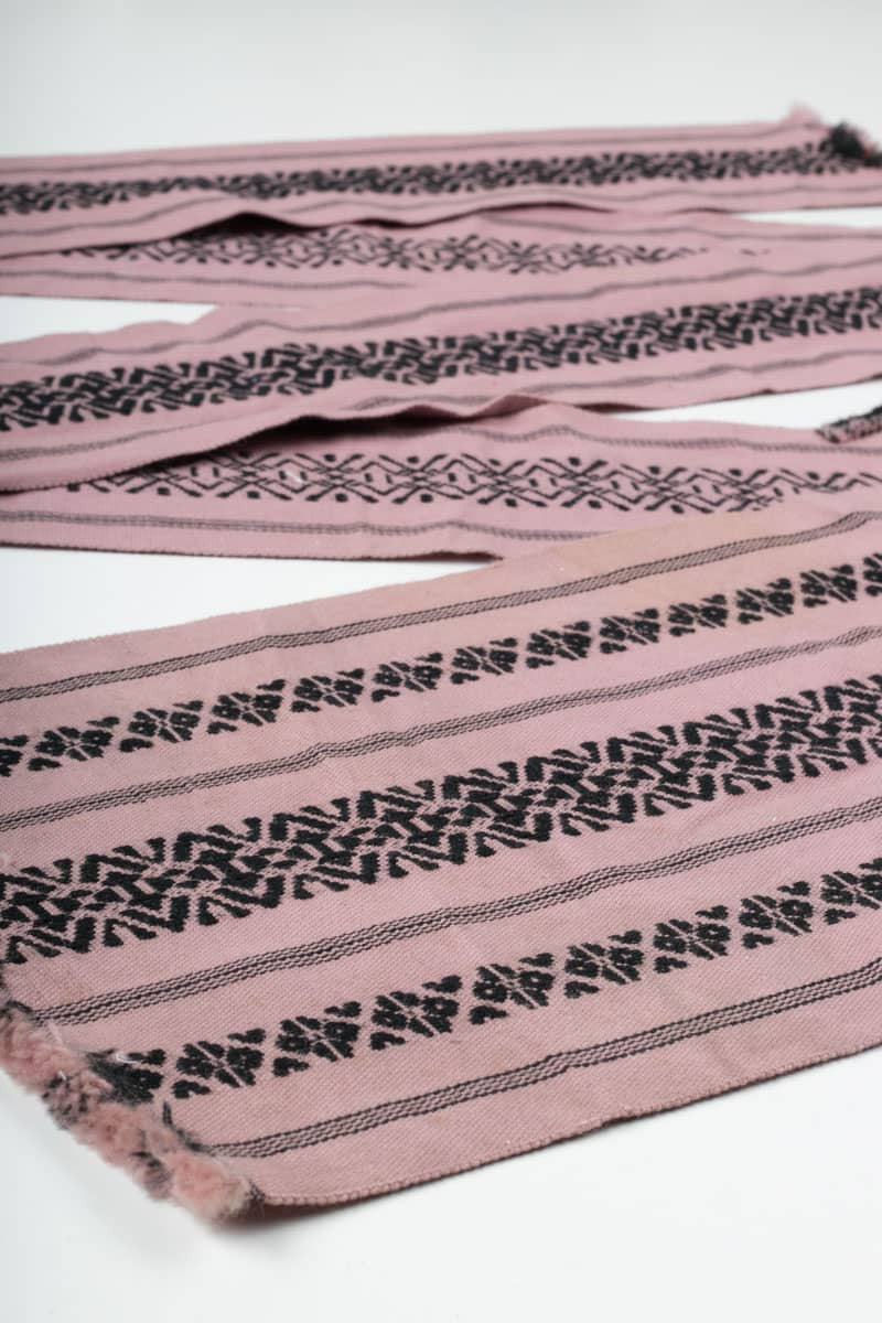 Vintage Dark Mauve Woven Nagoya Obi 103