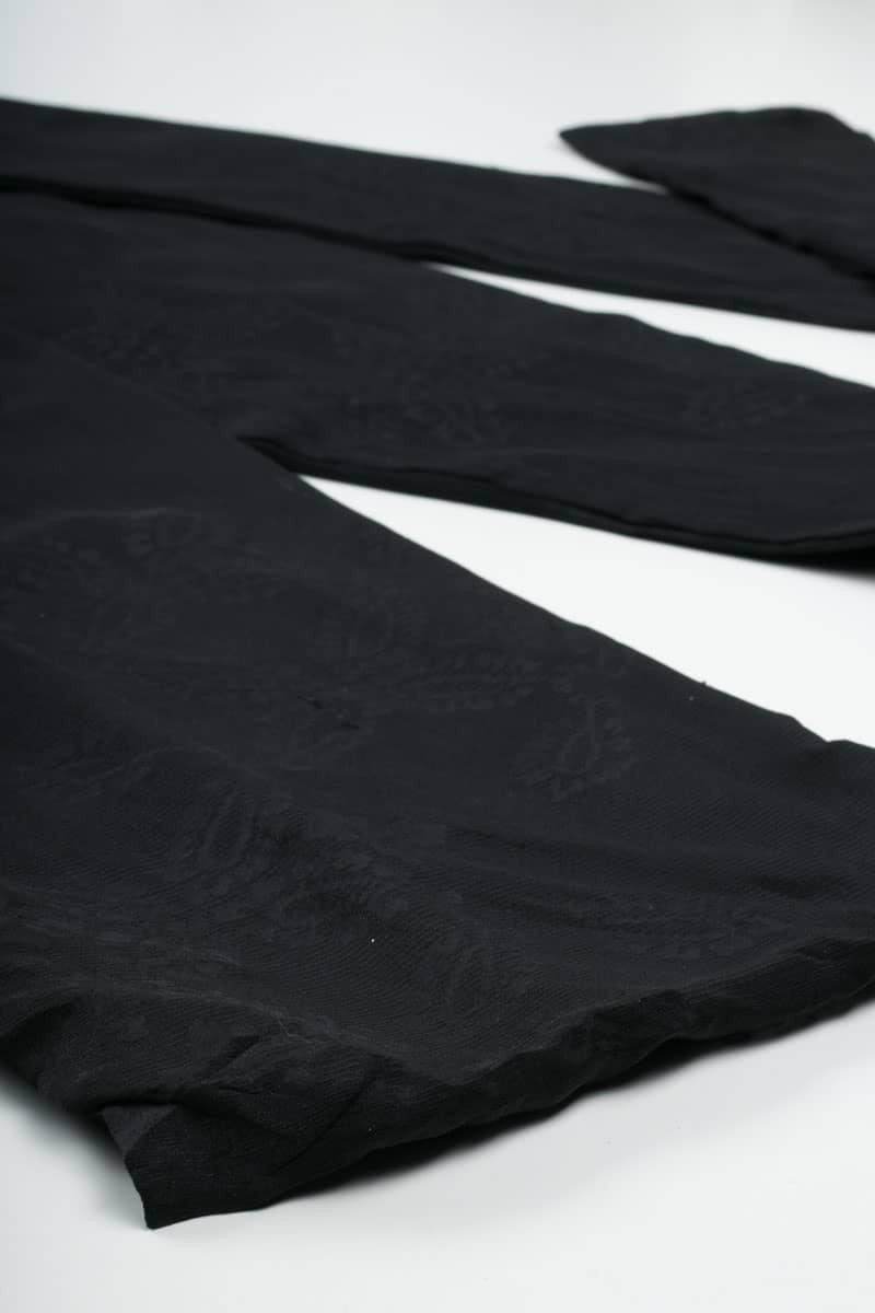 Vintage Black Floral Nagoya Obi 112