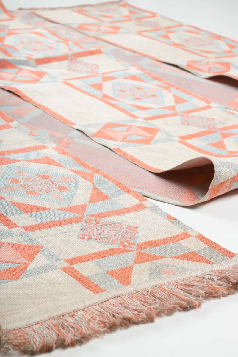 Vintage Woven Diamond Fukuro Obi 138