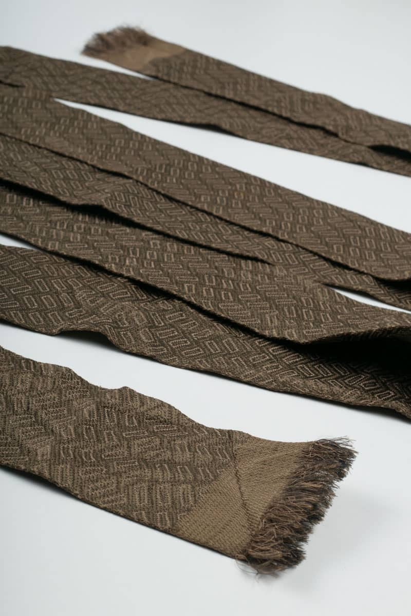 Vintage Zig Zag Skinny Obi 19