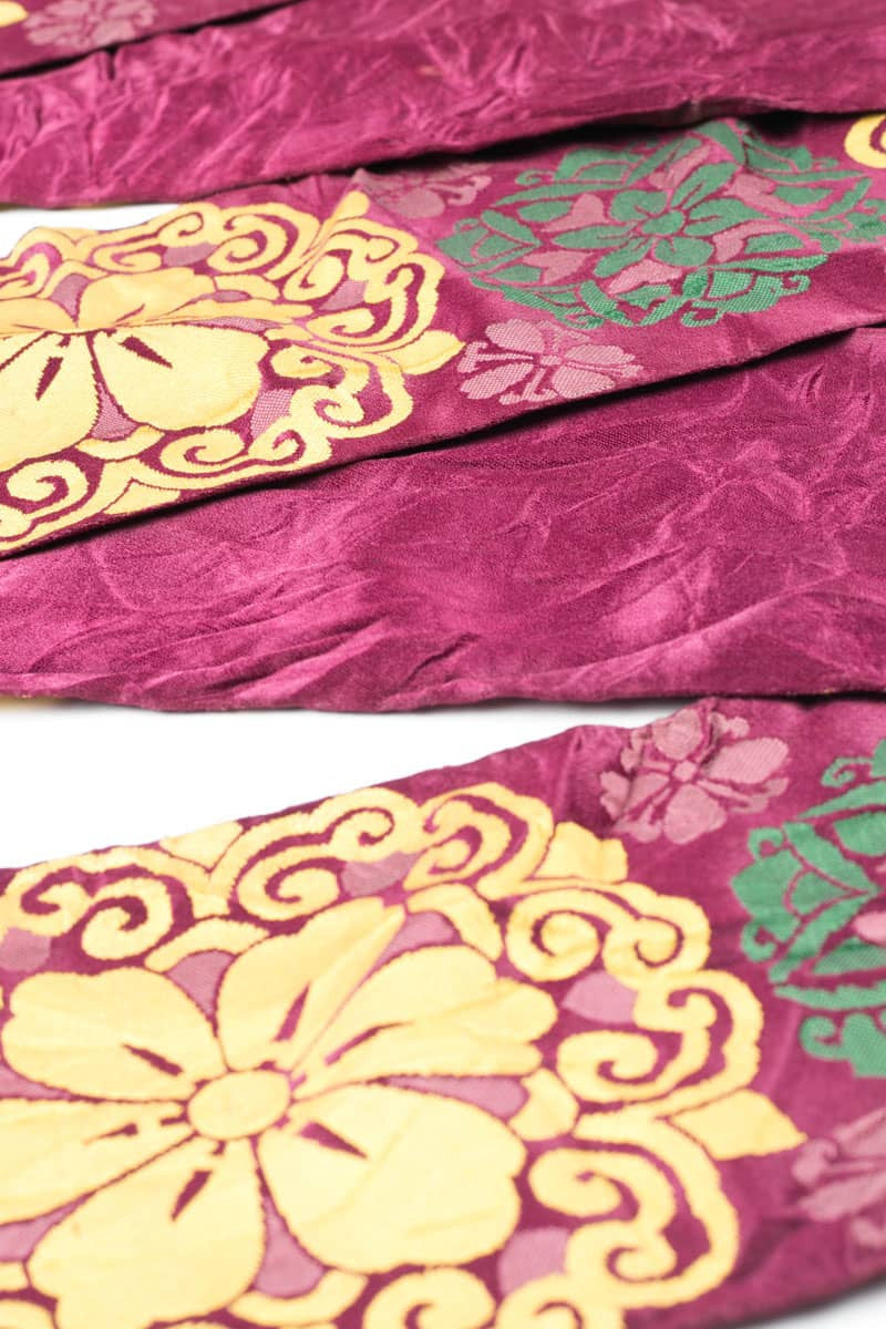 Vintage Plum Mandala Hanhaba Obi 1