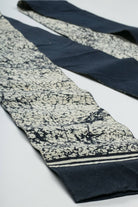 Vintage Navy Crackled Hanhaba Obi 25