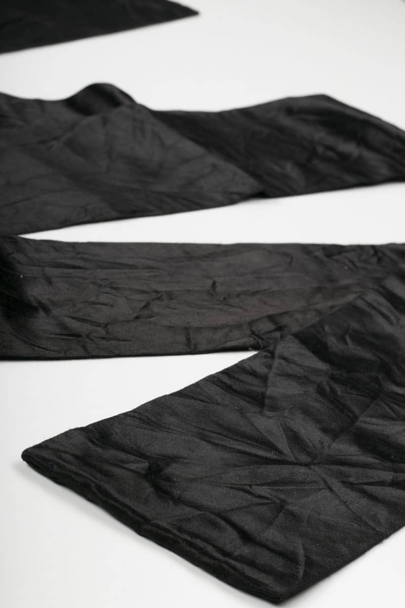 Vintage Black Hanhaba Obi 42