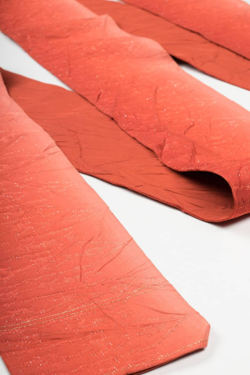 Vintage Coral Ombre Hanhaba Obi 43
