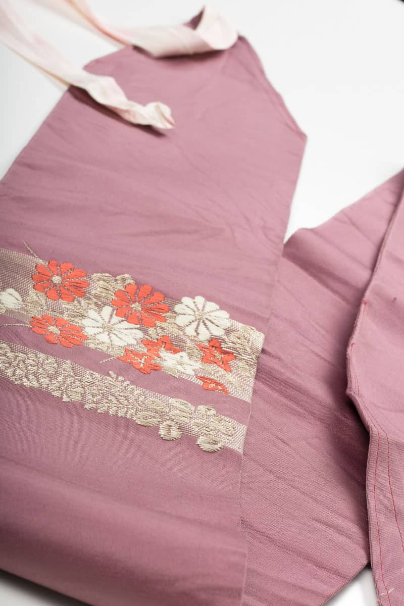 Vintage Daisy Embroidered Tsuke Obi 44