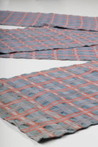 Vintage Blue Plaid Obi 59