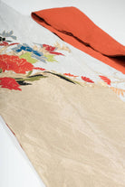 Vintage Embroidred Flowers Nagoya Obi 70