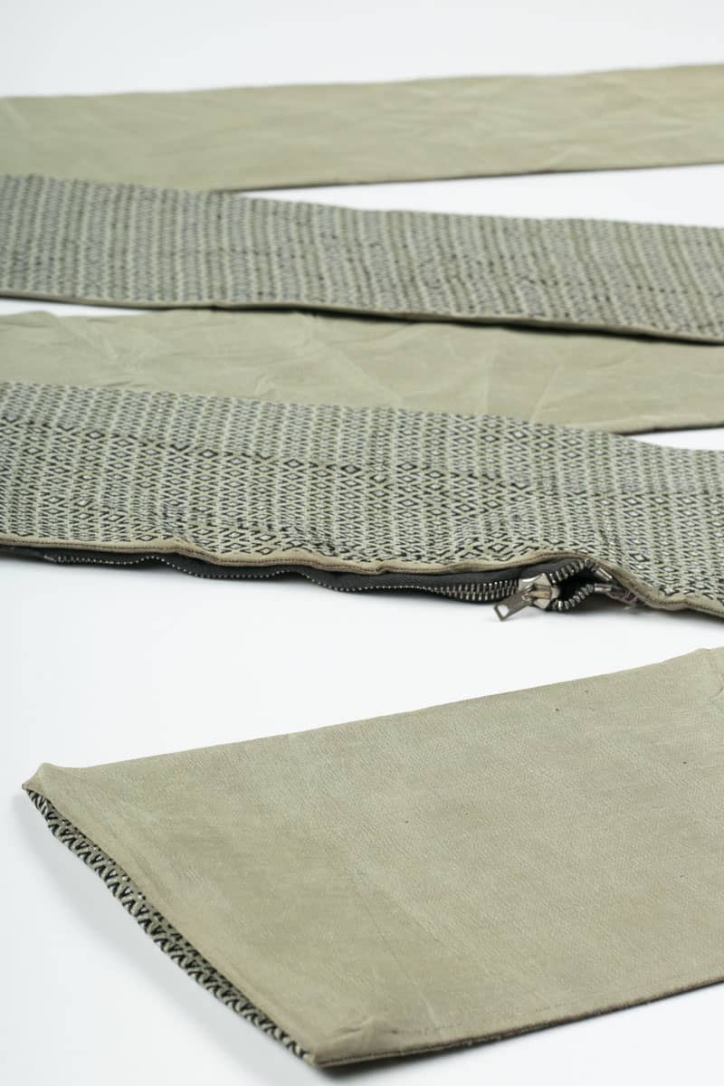 Vintage Zip Pocket Hanhaba Obi 77