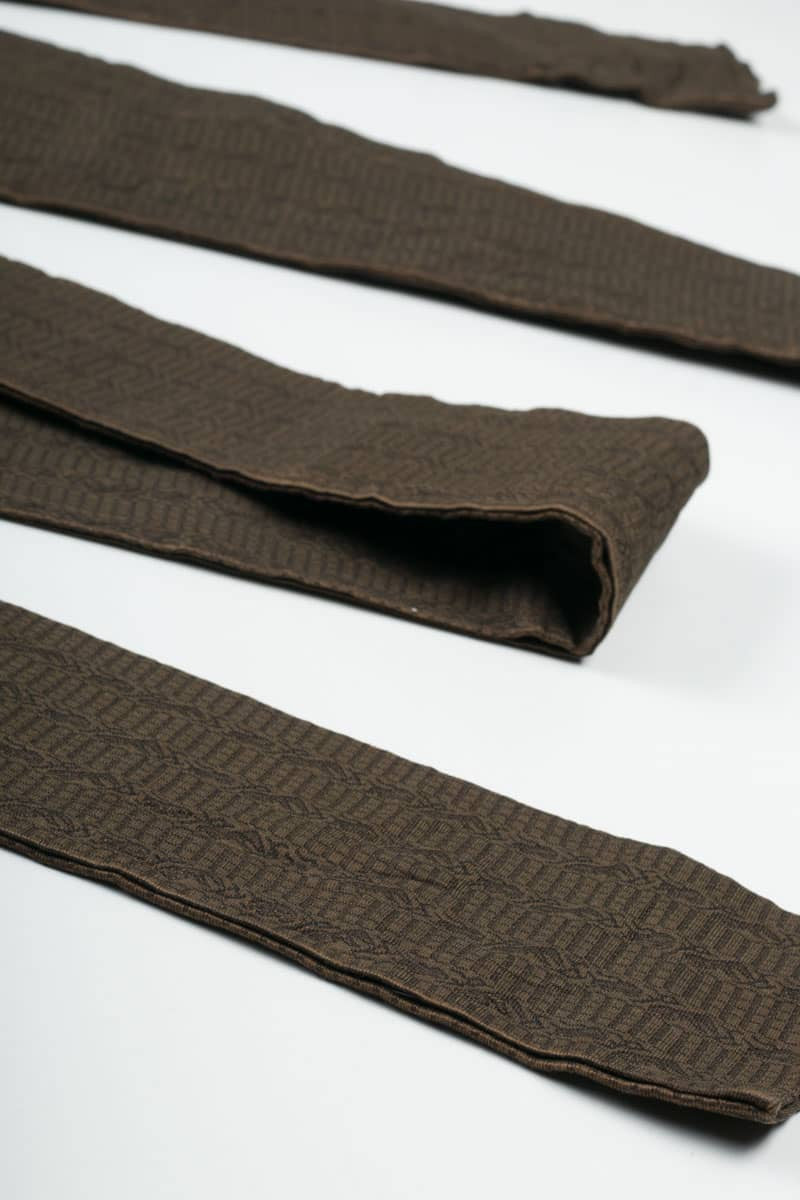 Vintage Border Striped Hanhaba Obi 89