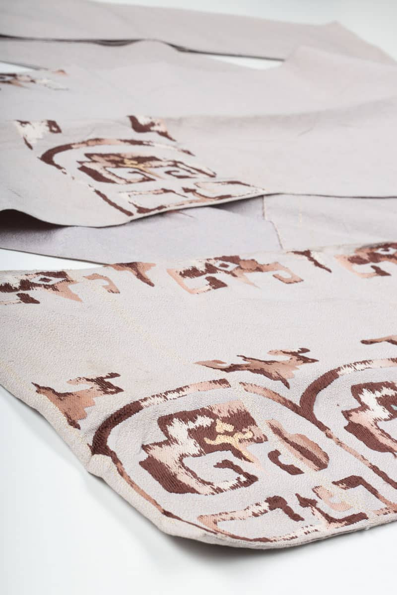 Vintage Lilac Textured Nagoya Obi 93