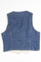 Vintage Sherpa Denim Vest
