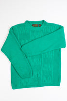 Kelly Green Cable Knit