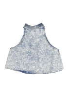 Acid Washed Trapeze Crop Top