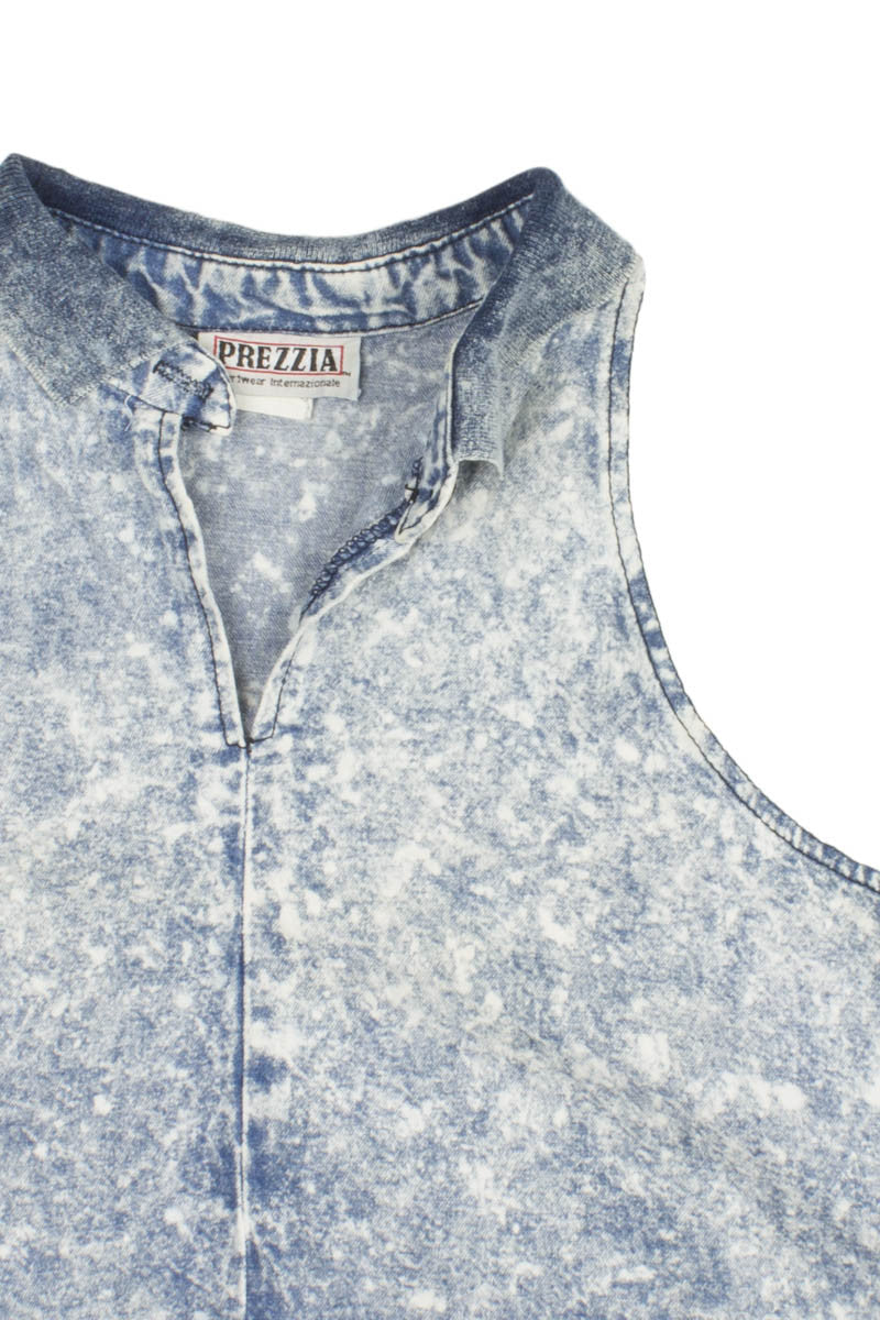 Acid Washed Trapeze Crop Top