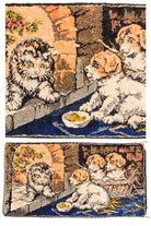 Vintage Puppy Rug