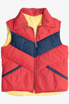 Vintage Reversible Puffer Ski Vest (1980s)