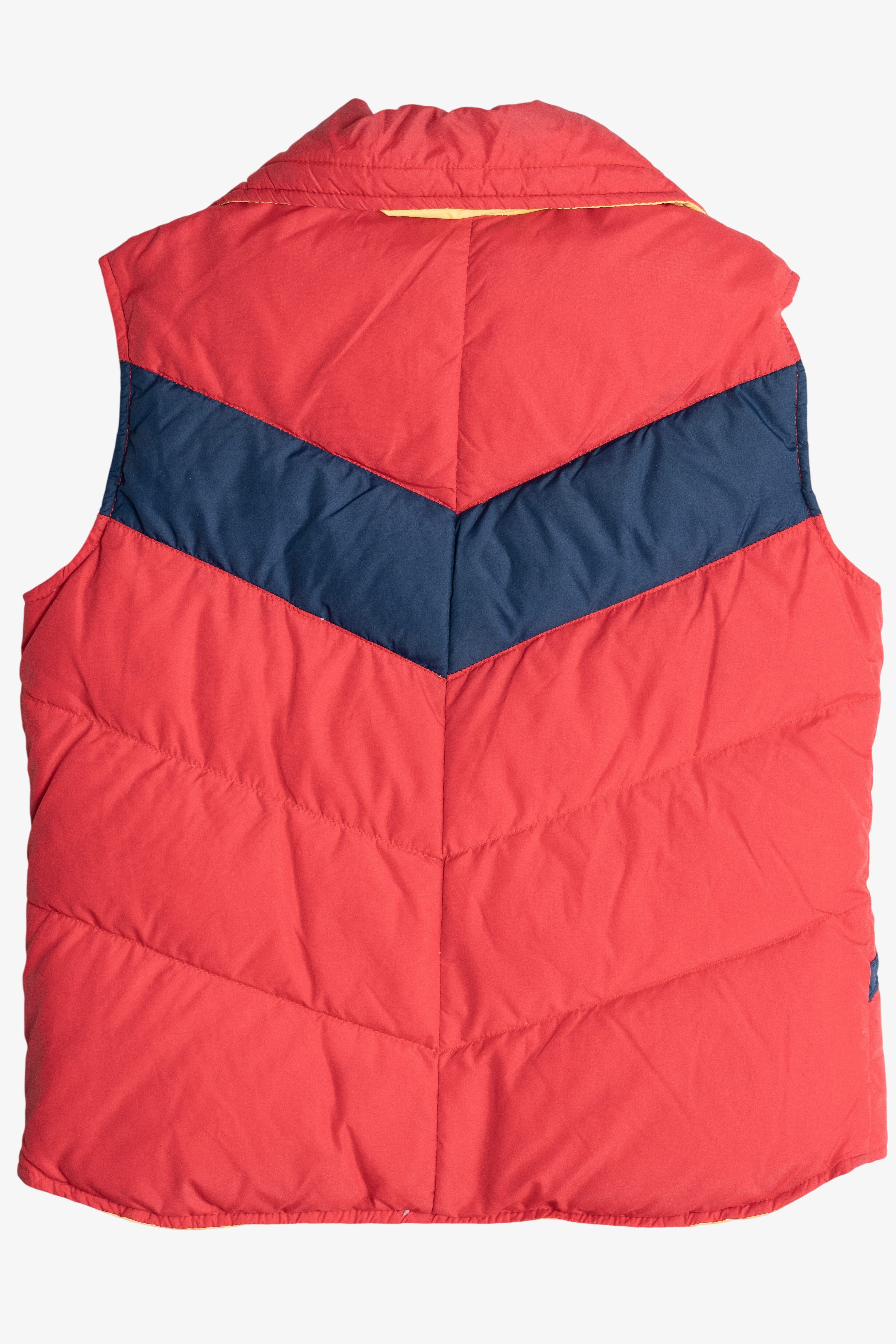 Vintage Reversible Puffer Ski Vest (1980s)