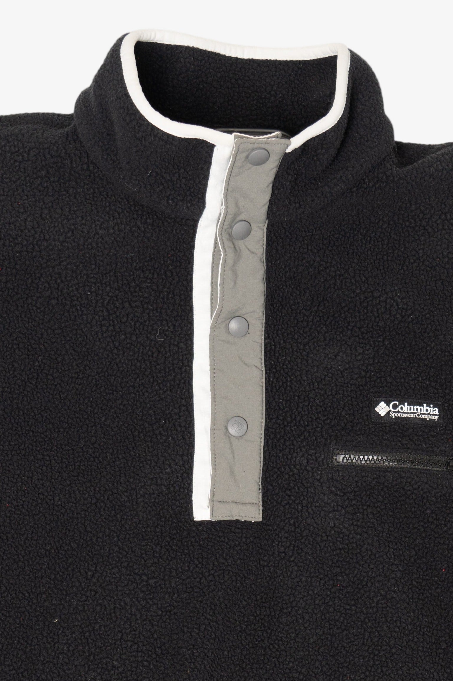 Black Columbia Half Snap Fleece Jacket (2020s)