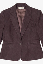 Vintage Burgundy Evan Picone Blazer (1980s)