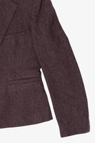 Vintage Burgundy Evan Picone Blazer (1980s)