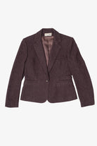 Vintage Burgundy Evan Picone Blazer (1980s)