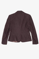 Vintage Burgundy Evan Picone Blazer (1980s)