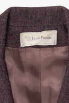 Vintage Burgundy Evan Picone Blazer (1980s)