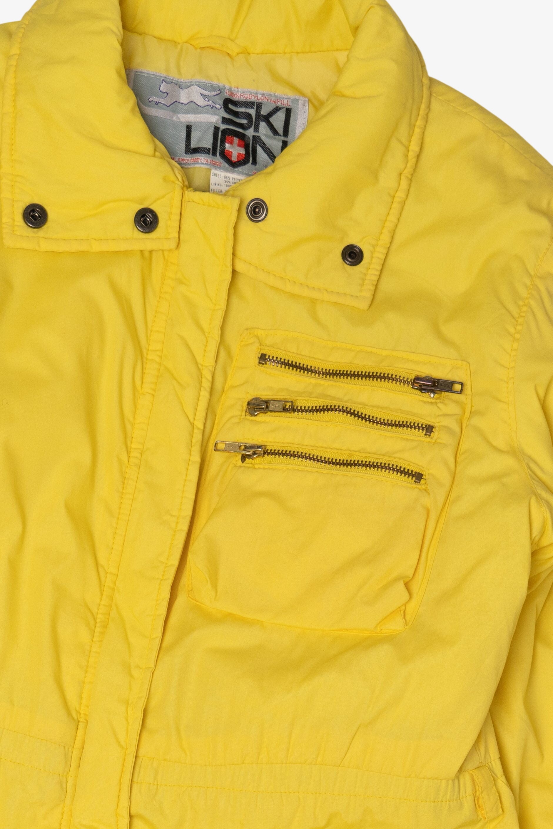 Vintage Yellow Ski Lion Ski Jumpsuit (1980s)