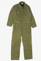 Vintage Unitog Union Made Green Quilted Lined Mechanic Jumpsuit (1970s)