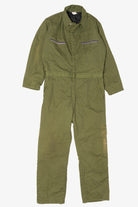 Vintage Unitog Union Made Green Quilted Lined Mechanic Jumpsuit (1970s)
