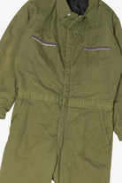 Vintage Unitog Union Made Green Quilted Lined Mechanic Jumpsuit (1970s)
