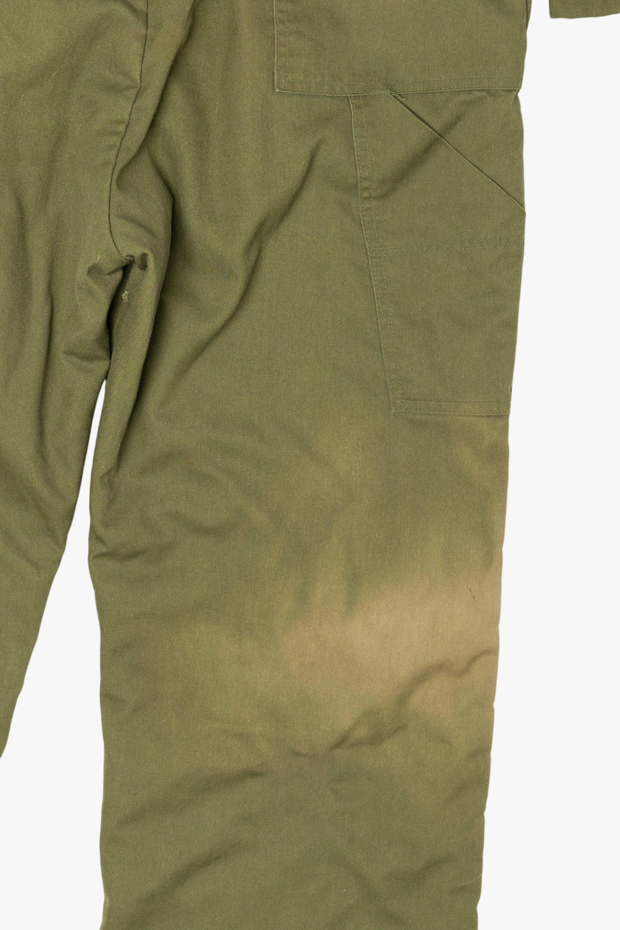 Vintage Unitog Union Made Green Quilted Lined Mechanic Jumpsuit (1970s)