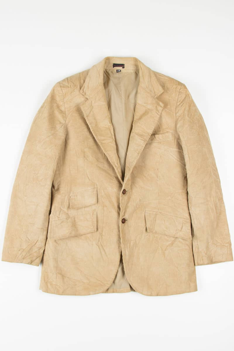 Tan Double Button Corduroy Blazer (sz. R 40)
