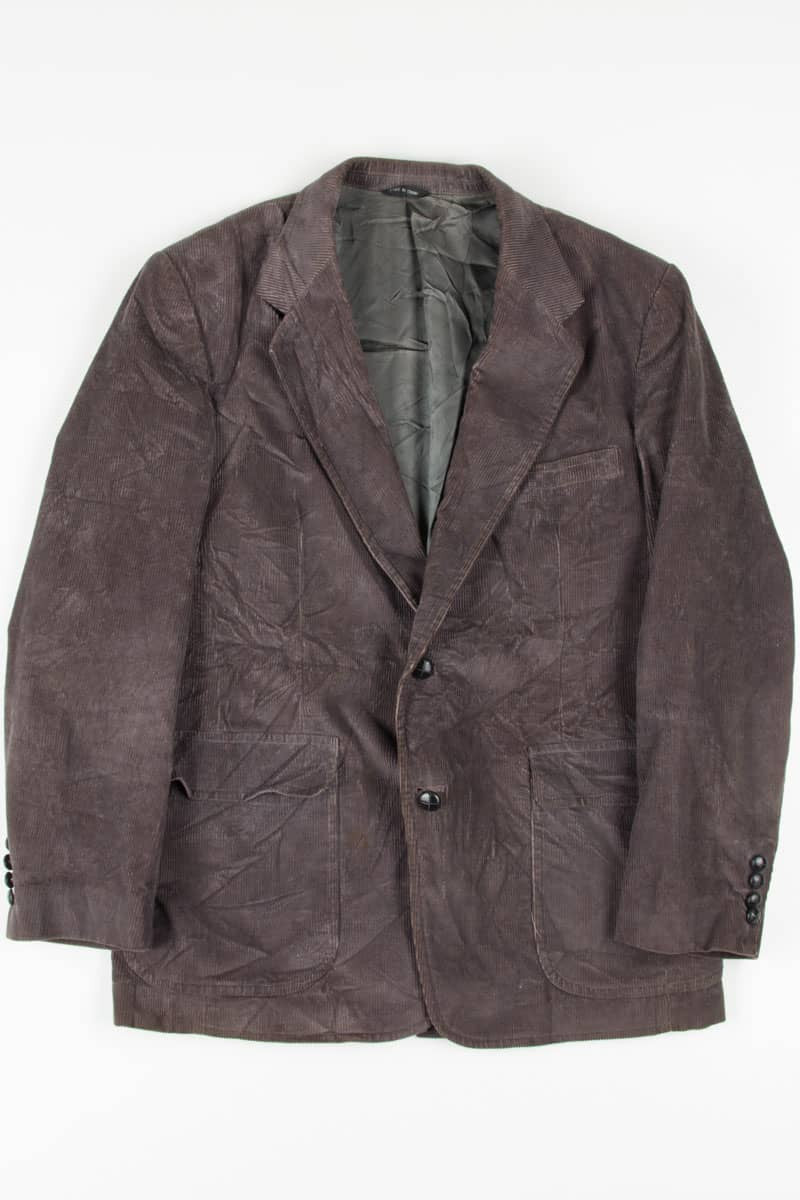 Charcoal Double Button Corduroy Blazer (sz. R 42)